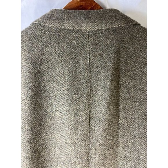 BATTISTONI, Roma 100% Italian Merino Wool Trench Coat, Men's Size Large - Picture 13 of 16